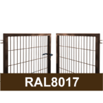 Tiibvärav 1200x4000mm RAL8017